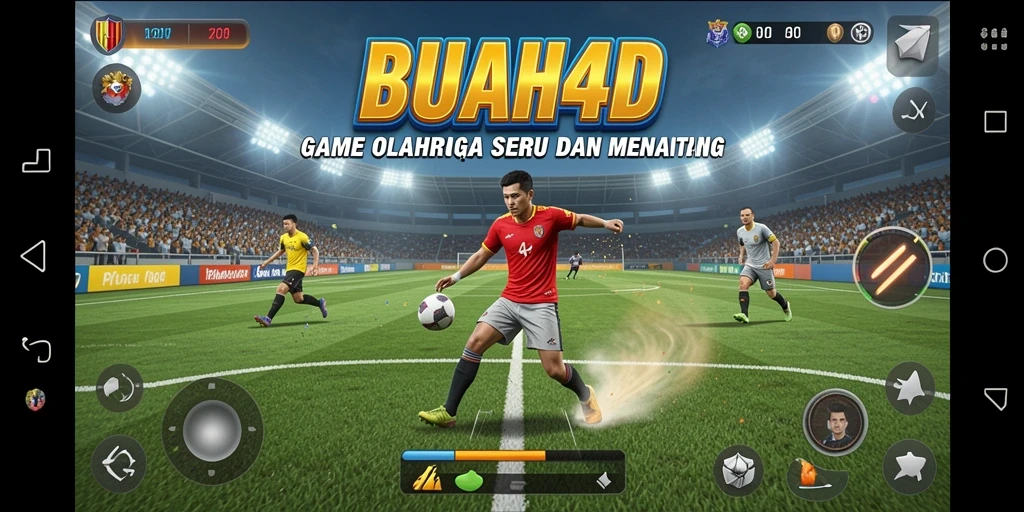 Gameplay seru BUAH4D dengan berbagai olahraga menantang.