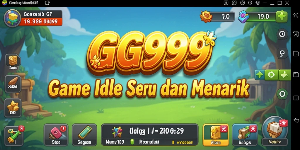 Tampilan gameplay GG999 yang menarik dan interaktif dalam kategori Idle.