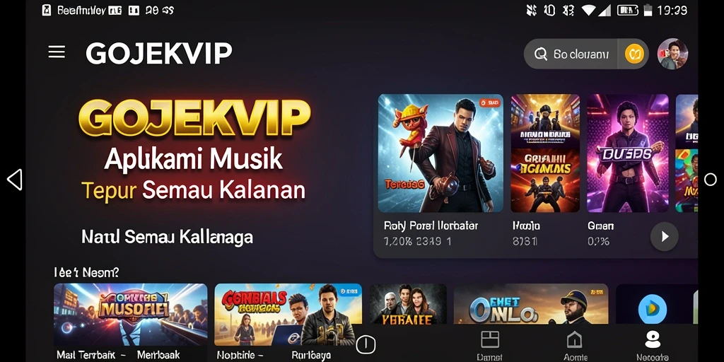 Tampilan gameplay yang menyenangkan dan interaktif di GOJEKVIP.