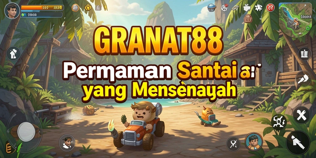 Tampilan gameplay seru dan penuh warna di GRANAT88.