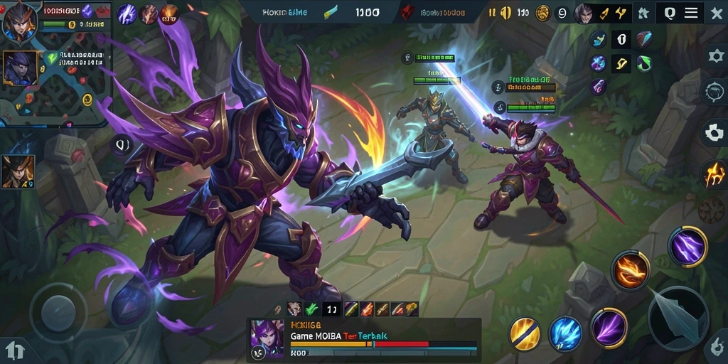 Tampilan menarik dari gameplay HOKIGAME dengan aksi pertempuran yang seru.