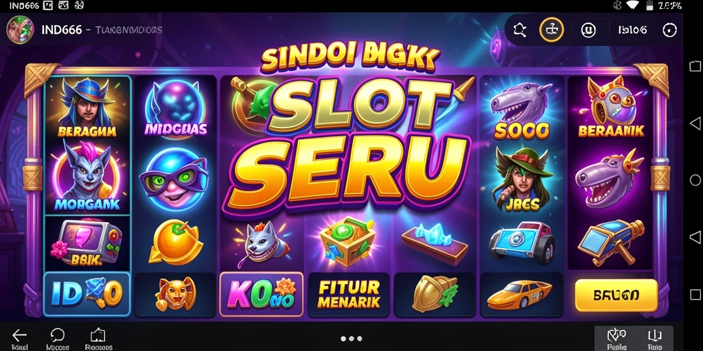 Tampilan gameplay seru dari game slot IND666 yang mendebarkan.
