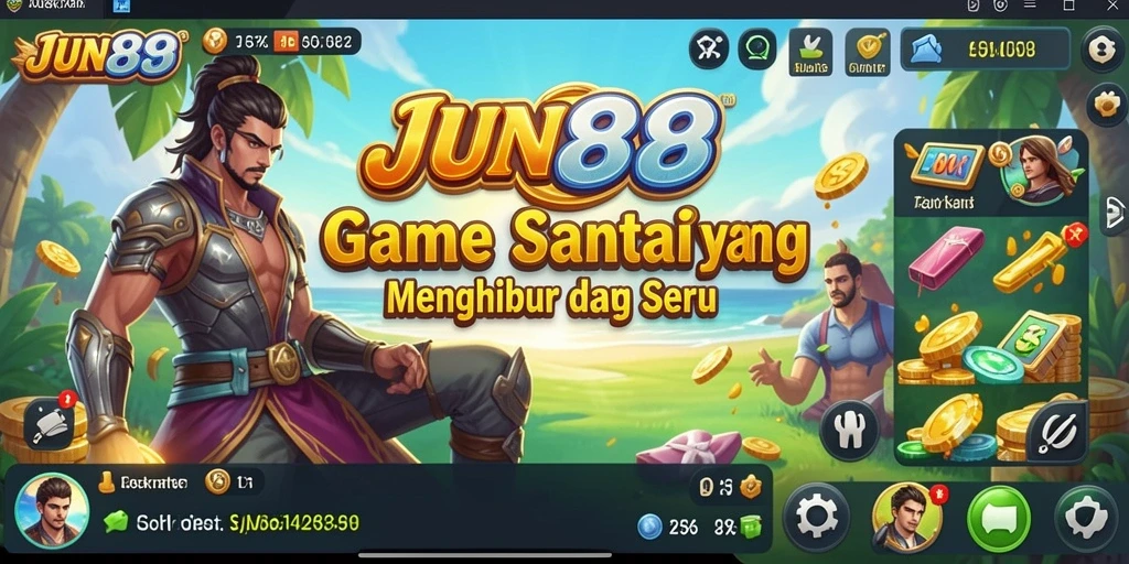 Tampilan gameplay <strong>JUN88</strong> yang menarik dan penuh warna.
