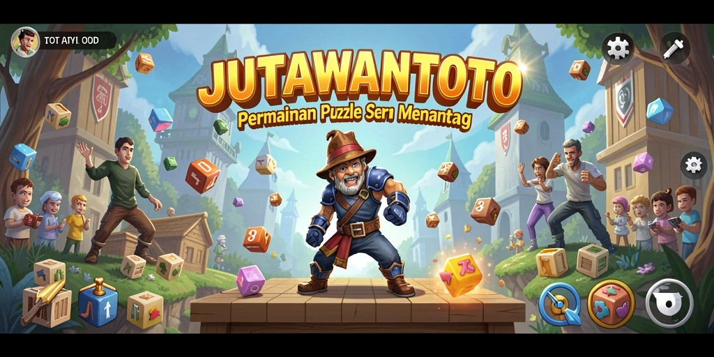 Screenshot gameplay JUTAWANTOTO menampilkan tantangan Puzzle yang menarik.