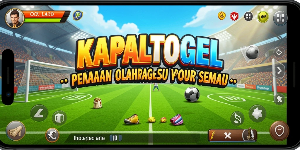 Screenshot gameplay KAPALTOGEL yang menampilkan aksi seru di lapangan.