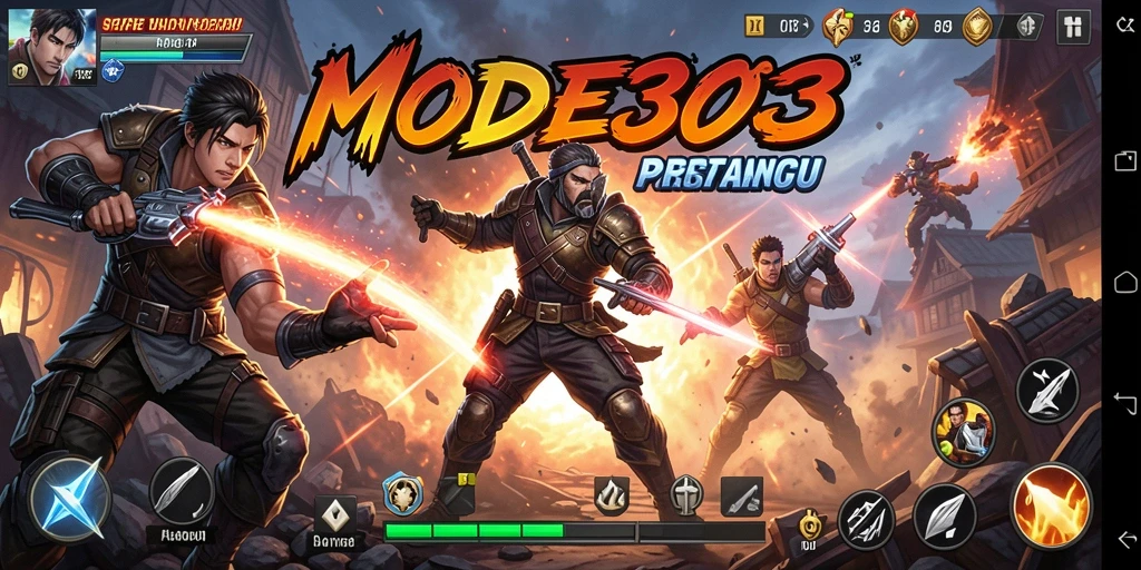 Tampilan seru dari pertarungan epik di MODE303.