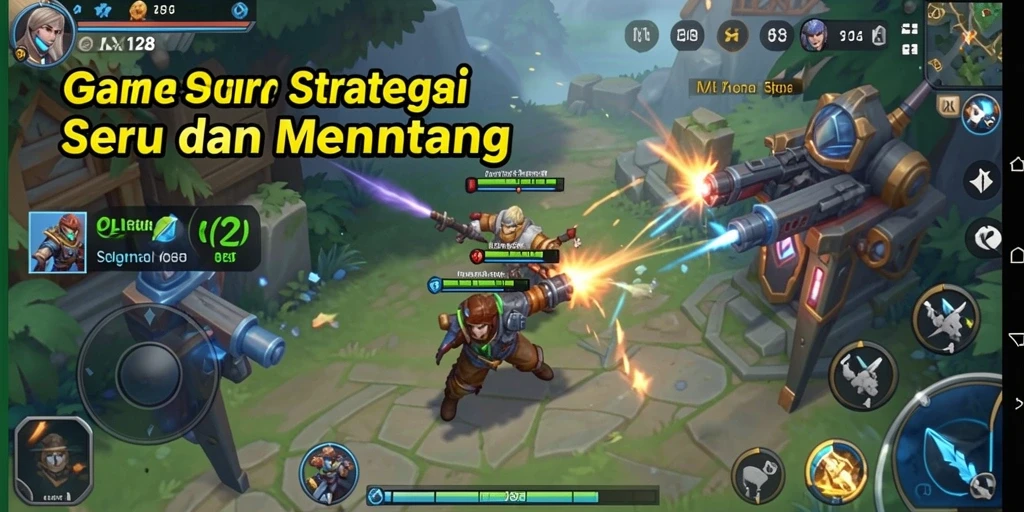 Tampilan gameplay OLX128 yang menampilkan strategi mendalam.