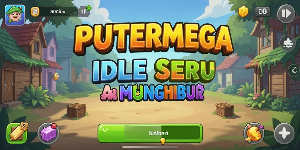 Tangkapan layar PUTERMEGA menunjukkan karakter lucu dalam permainan Idle.