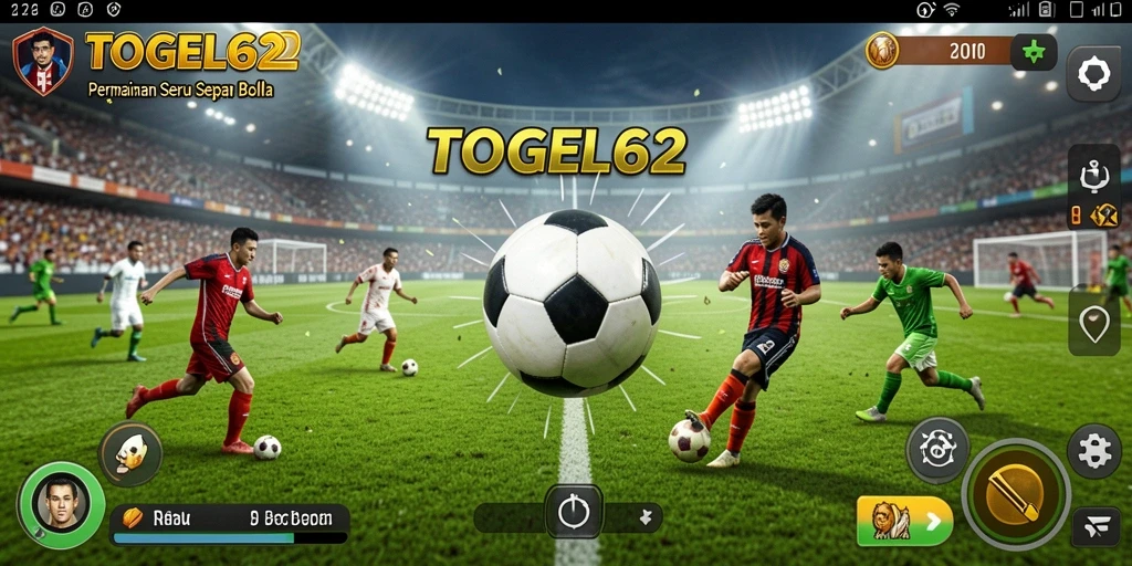 Gameplay TOGEL62 yang menarik dengan aksi sepak bola yang mendebarkan.